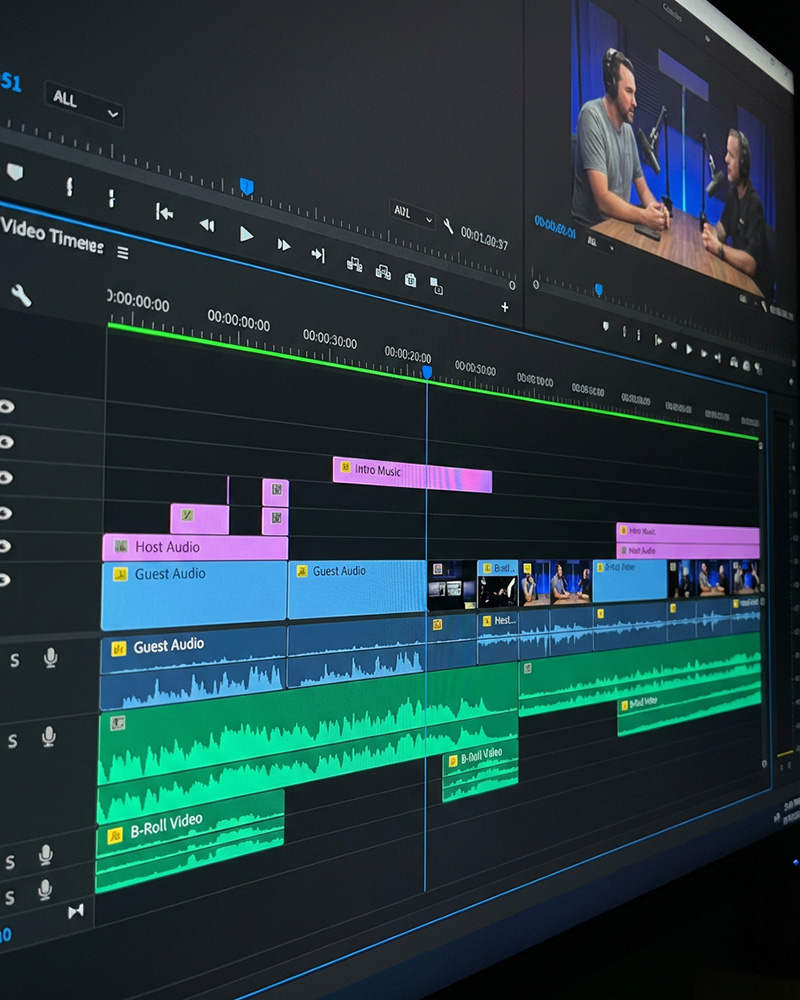 Utómunka és vágás
